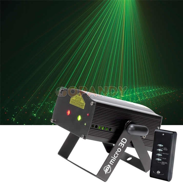 American DJ Micro 3D Laser Effect - Red & Green - Image 2