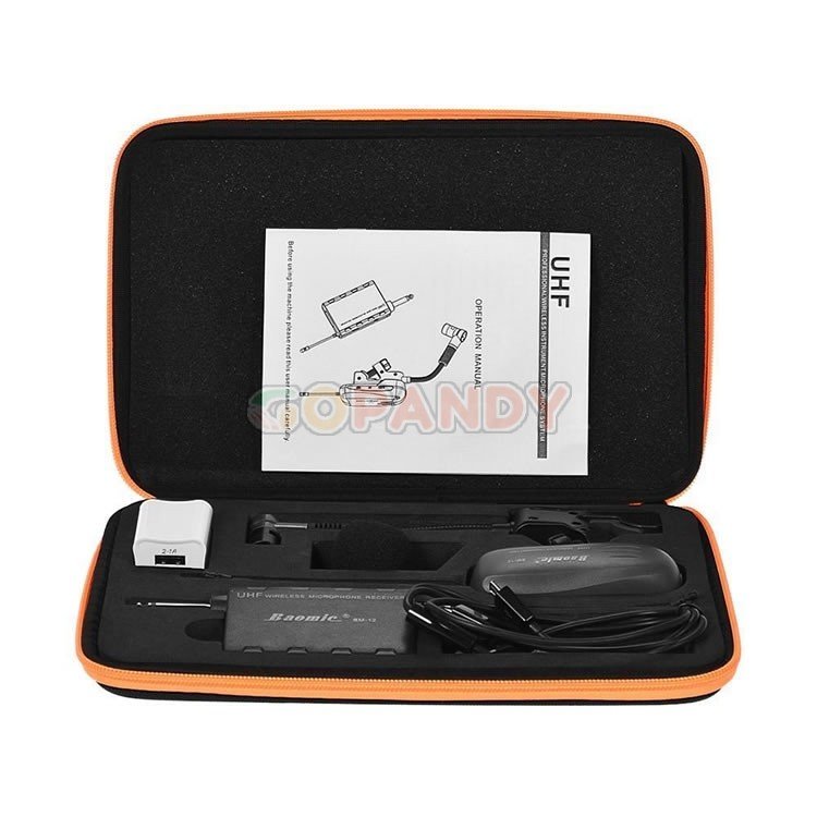 Baomic BM-12/V2 UHF Wireless Microphone System 16 Channels for Saxophone - Image 3