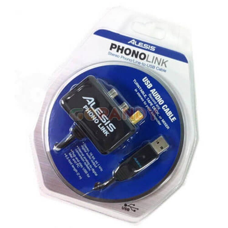 Alesis PhonoLink Stereo RCA-to-USB Cable Interface - Image 2