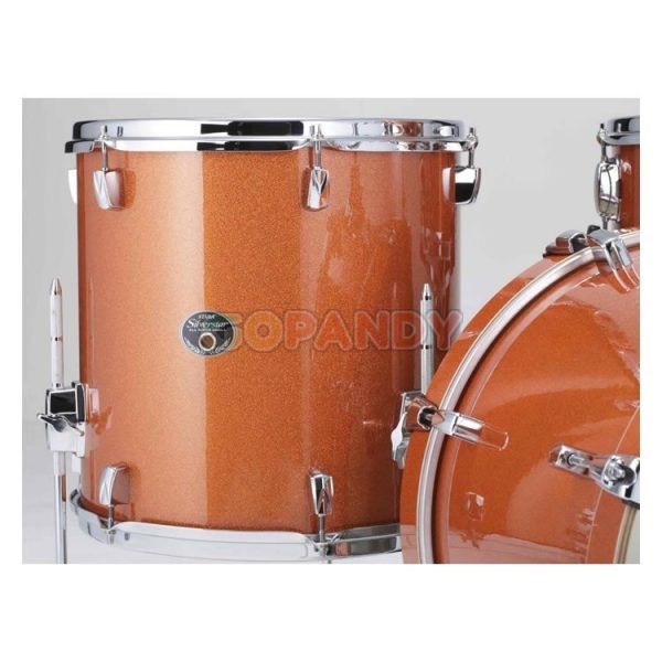 Tama Silverstar Bright Orange Sparkle 5-piece Drum Set - Image 2