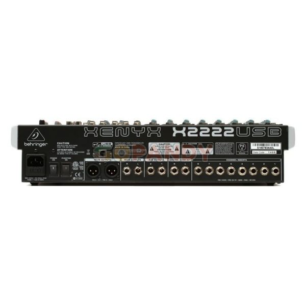 Behringer XENYX X2222USB 22-Input Audio Mixer with Effects - Image 2