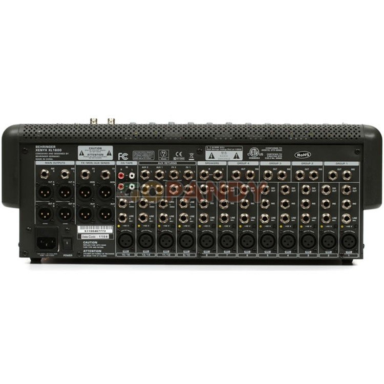 Behringer Xenyx XL1600 16 Channel, 6 Aux, 4 Group Audio Mixer