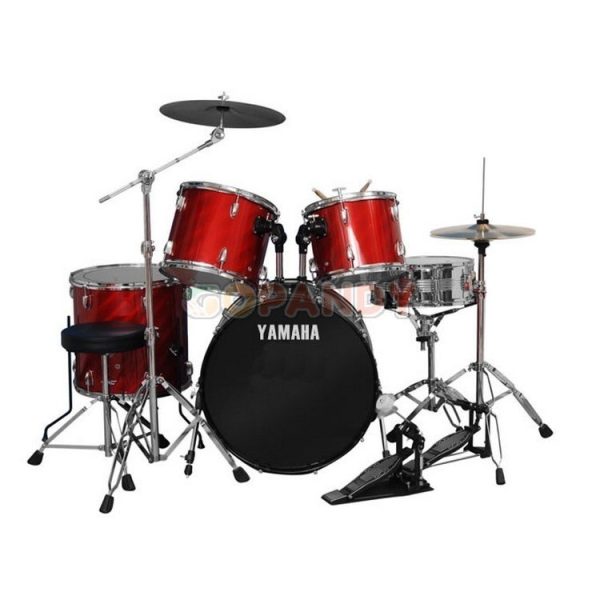 Yamaha 5piece Drum Set - Laser Red