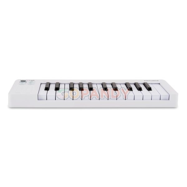 Arturia MicroLab mk3 25-Key USB-C MIDI Control Keyboard - White - Image 4