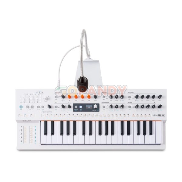 Arturia MiniFreak Vocoder 6-Voice Spontaneous Algorithmic Synthesizer with Gooseneck Microphone