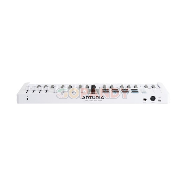 Arturia MiniLab 37 mk3 Compact MIDI Keyboard and Pad Controller (White) - Image 5