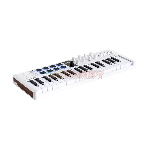 Arturia MiniLab 37 mk3 Compact MIDI Keyboard and Pad Controller (White) - Image 3