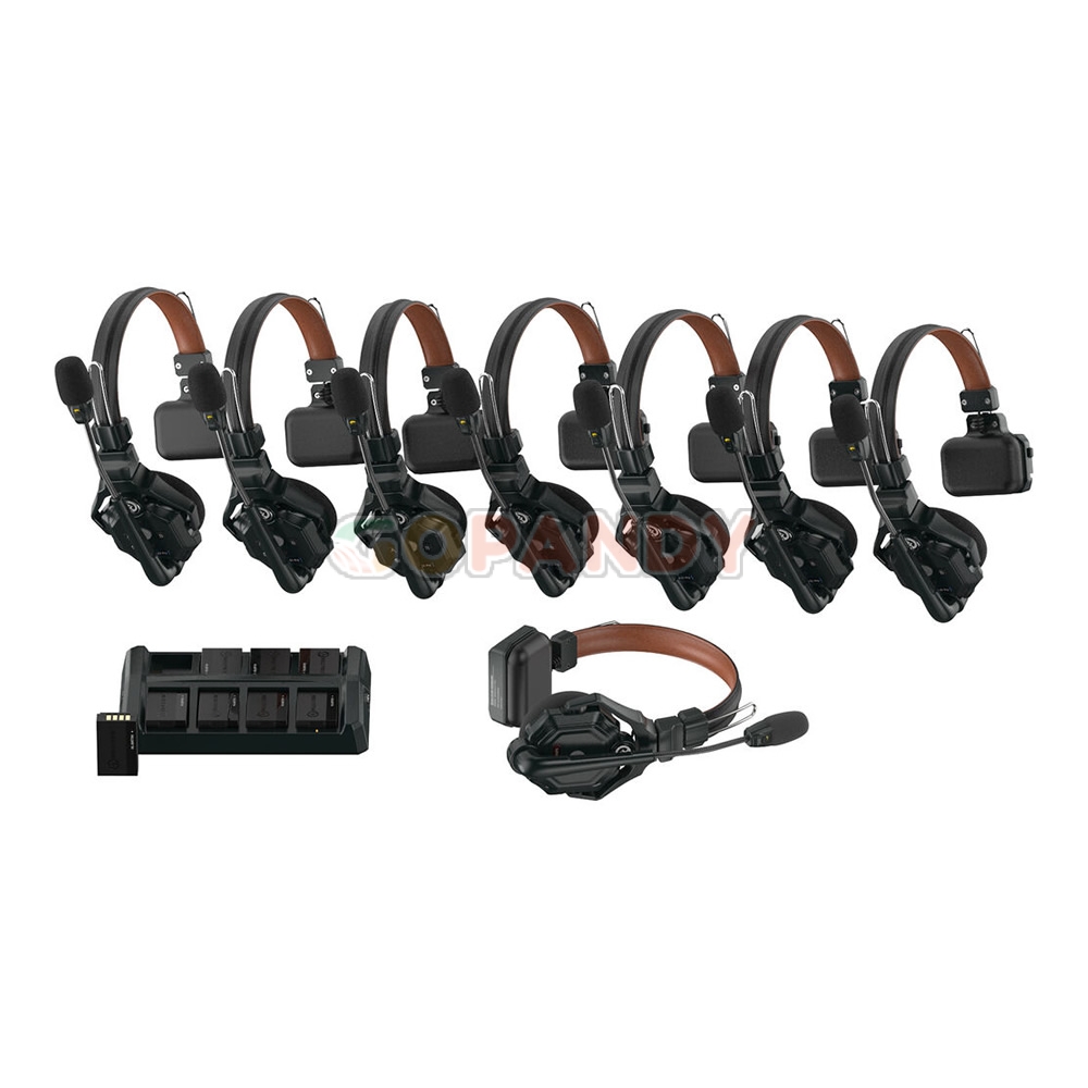 Hollyland Solidcom C1 Pro-8S Full-Duplex ENC Wireless Intercom System with 8 Headsets