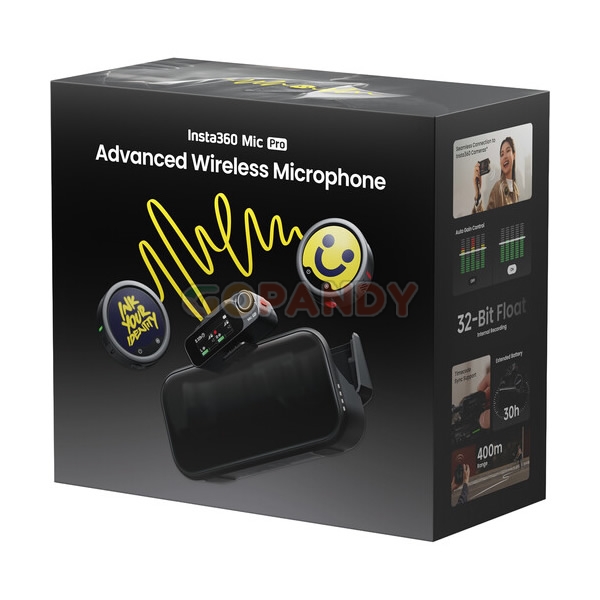 Insta360 Mic Pro 2-Person Wireless System (2.4 GHz) - Image 5