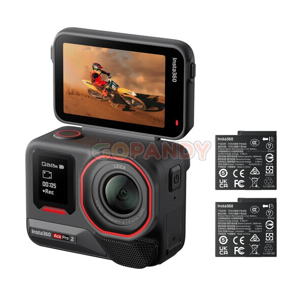 Insta360 Ace Pro 2 Action Camera Dual Battery Bundle - Image 4