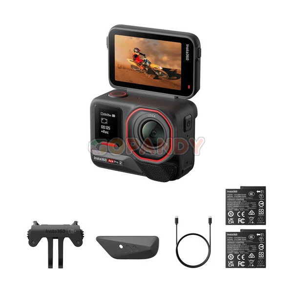Insta360 Ace Pro 2 Action Camera Dual Battery Bundle - Image 5