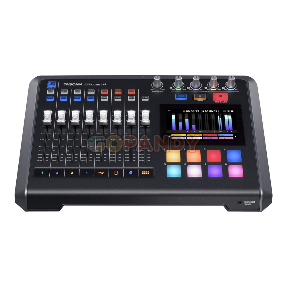 TASCAM Mixcast 4 Podcast Mixer, Recorder, and USB Audio Interface - Image 4