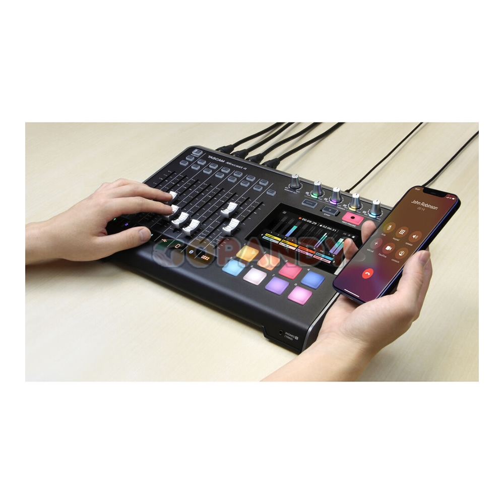 TASCAM Mixcast 4 Podcast Mixer, Recorder, and USB Audio Interface - Image 7