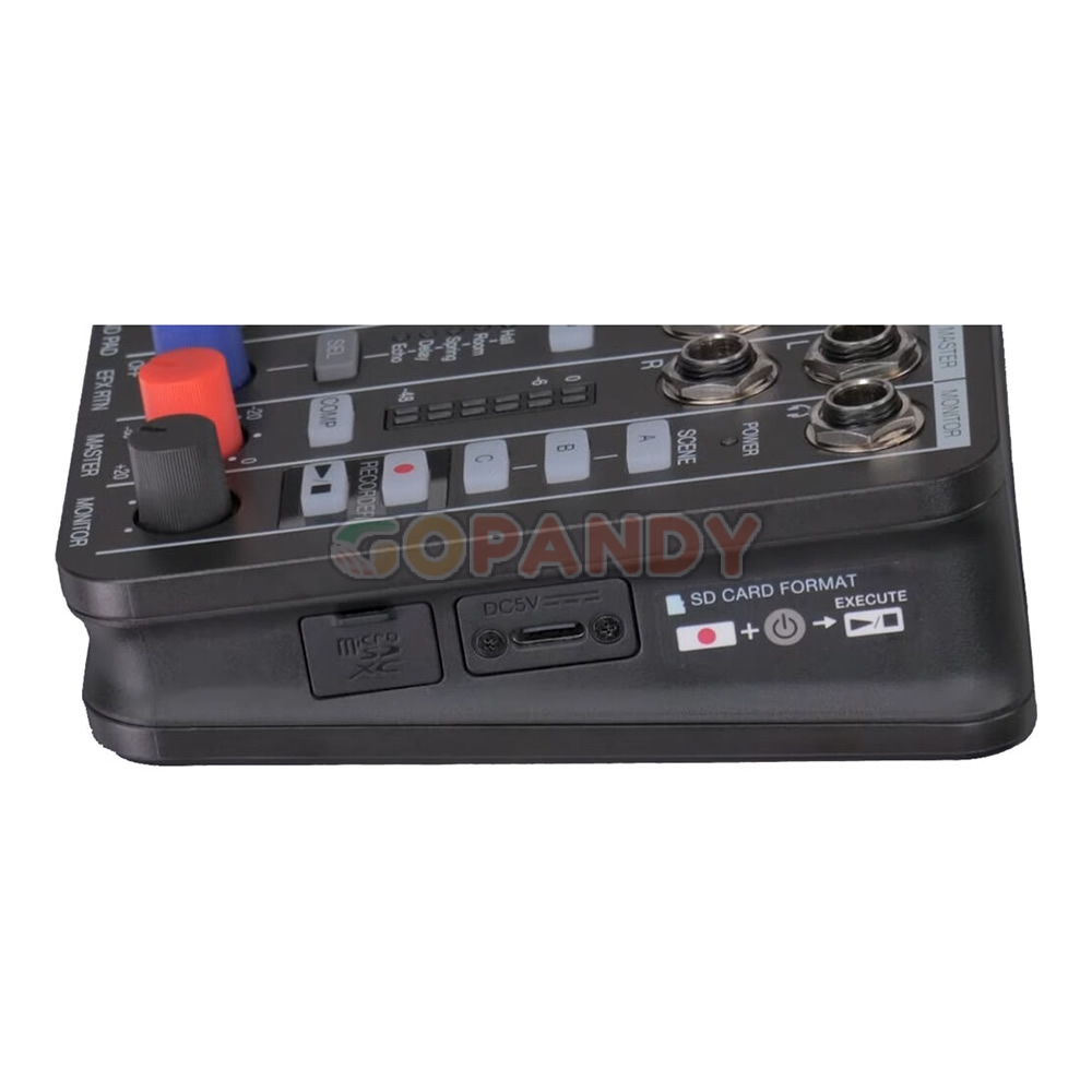 Zoom LiveTrak L-6 Portable 6-Channel Digital Mixer and Multitrack Recorder - Image 4